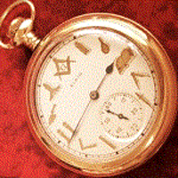 アンティーク時計の写真