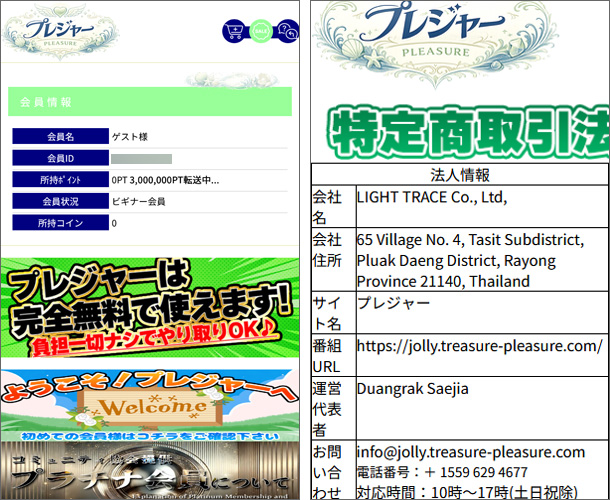 プレジャー（Pleasure）出会い系サイト