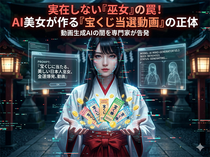 「インチキYouTuber」まとめ!動画を見るだけで宝くじ当選するワケがない!